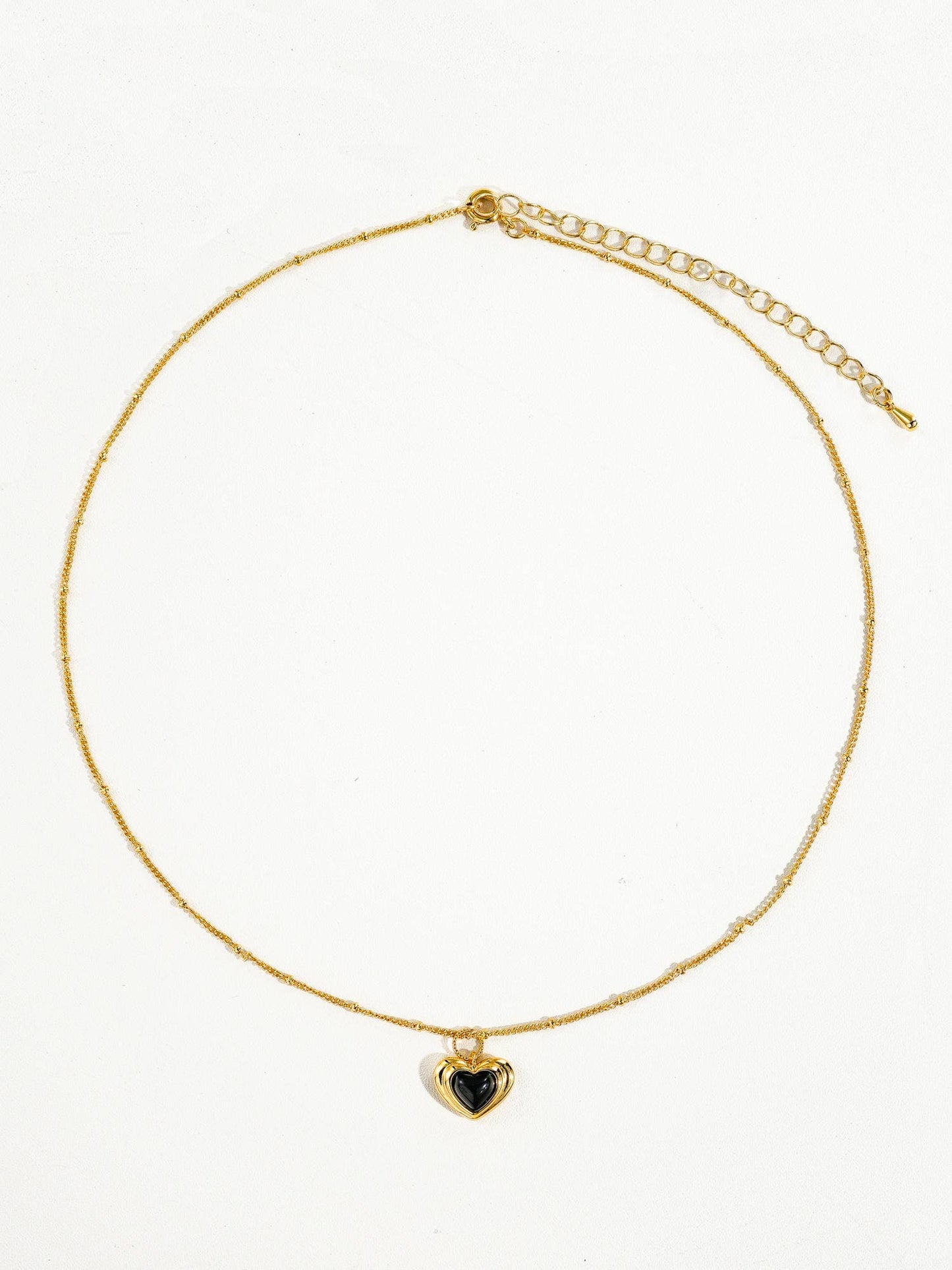 Girona 18K Gold Plated Petite Heart Necklace