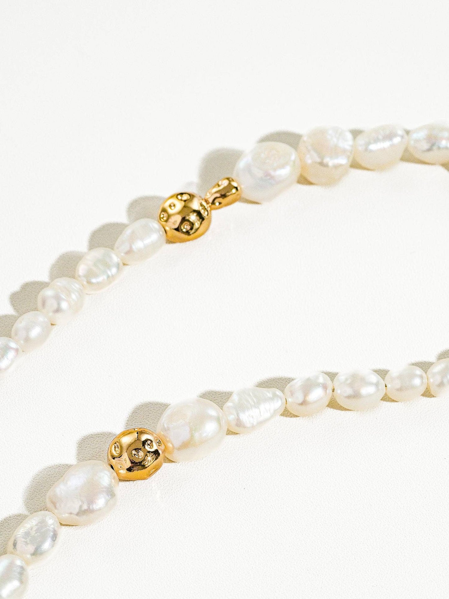 Penelope 18K Gold Natural Baroque Pearl Choker